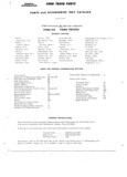 Next Page - Ford Truck Parts and Accessories Text Catalog FD 9464 January 1964